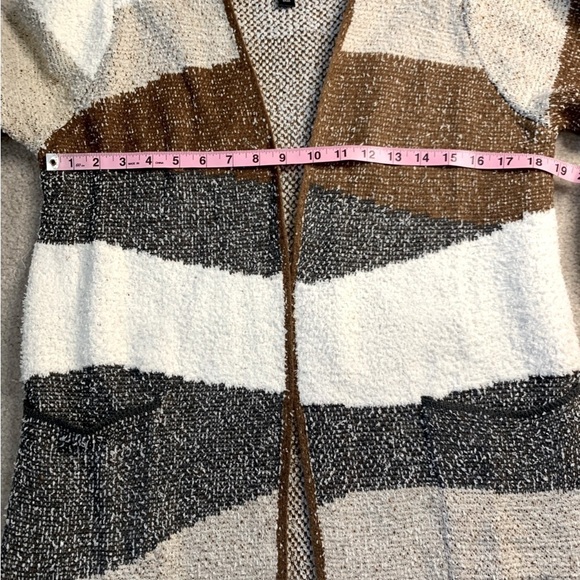 Fortune + Ivy Cardigan Sweater Open Front Pockets Stitchfix Women Small - Picture 6 of 6